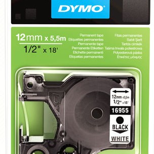 Dymo 16959 Ταινία Ετικετογράφου 5.5m x 12mm σε Λευκό Χρώμα