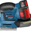 Bosch GSS 18V-10 Professional Παλμικό Τριβείο 18V Solo με Ρύθμιση Ταχύτητας και με Σύστημα Αναρρόφησης