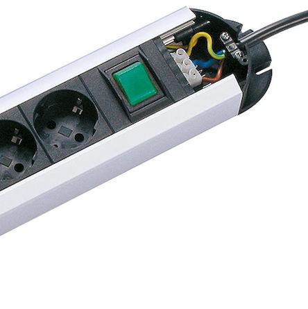 Bachmann Πολύπριζο 3 Θέσεων με Διακόπτη και Καλώδιο 1.75m