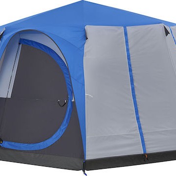 Coleman Octagon 8 Σκηνή Camping Μπλε με Διπλό Πανί 3 Εποχών για 8 Άτομα 396x396x225εκ.