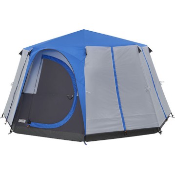 Coleman Octagon 8 Σκηνή Camping Μπλε με Διπλό Πανί 3 Εποχών για 8 Άτομα 396x396x225εκ.