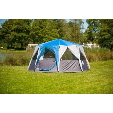 Coleman Octagon 8 Σκηνή Camping Μπλε με Διπλό Πανί 3 Εποχών για 8 Άτομα 396x396x225εκ.