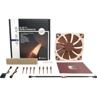 Noctua NF-A20 FLX Case Fan 200mm με Σύνδεση 3-Pin Καφέ