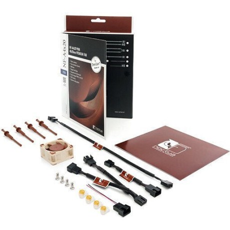 Noctua NF-A4x20 12V Case Fan 40mm με Σύνδεση 4-Pin PWM Καφέ