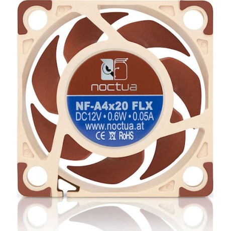 Noctua NF-A4x20 12V Case Fan 40mm με Σύνδεση 3-Pin Καφέ