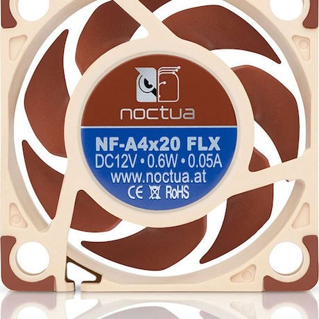 Noctua NF-A4x20 12V Case Fan 40mm με Σύνδεση 3-Pin Καφέ