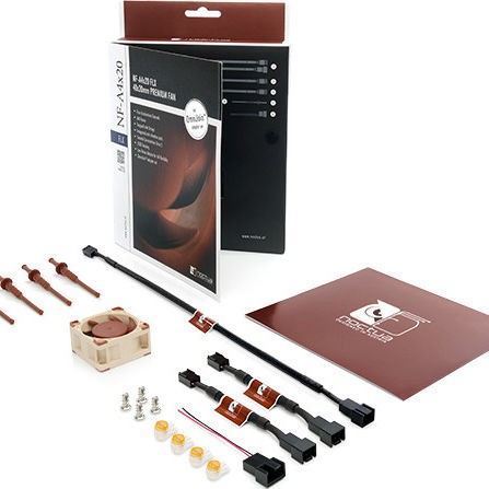 Noctua NF-A4x20 12V Case Fan 40mm με Σύνδεση 3-Pin Καφέ