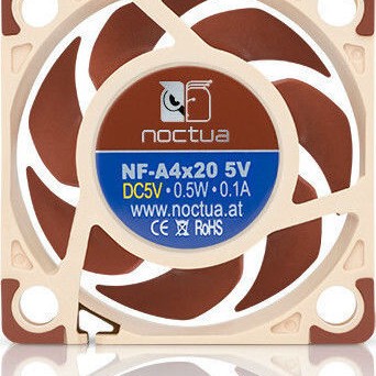 Noctua NF-A4x20 5V Case Fan 40mm με Σύνδεση 3-Pin Καφέ