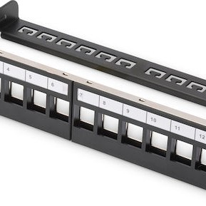 Digitus Patch Panel Keystone για Rack 1U 10