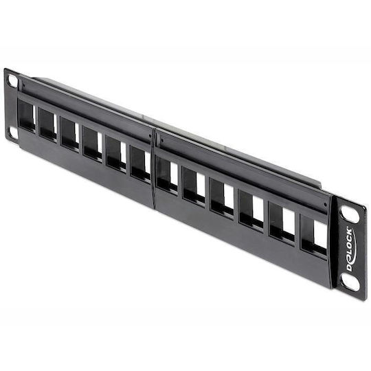 Digitus Patch Panel Keystone για Rack 1U 10