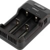 Ansmann Lithium 2 USB Φορτιστής 2 Μπαταριών Li-ion/Ni-MH Μεγέθους AA/AAA/18650