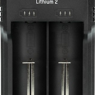 Ansmann Lithium 2 USB Φορτιστής 2 Μπαταριών Li-ion/Ni-MH Μεγέθους AA/AAA/18650