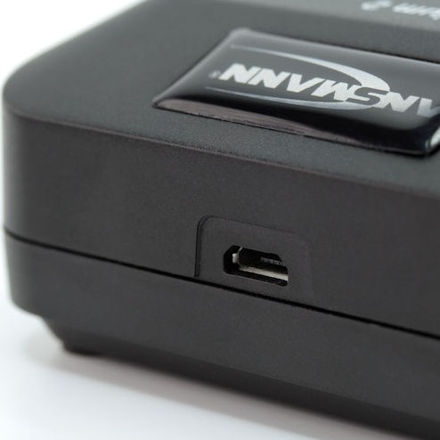 Ansmann Lithium 2 USB Φορτιστής 2 Μπαταριών Li-ion/Ni-MH Μεγέθους AA/AAA/18650