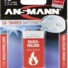 Ansmann Smoke Detector Μπαταρία Λιθίου 9V 1τμχ
