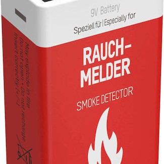 Ansmann Smoke Detector Μπαταρία Λιθίου 9V 1τμχ