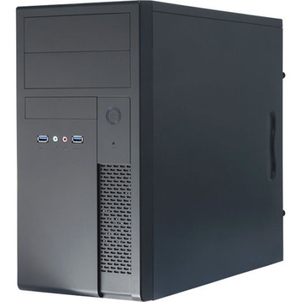Chieftec XT-01B-350GPB Mini Tower Κουτί Υπολογιστή Μαύρο