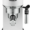 De'Longhi Dedica Pump Μηχανή Espresso 1300W Πίεσης 15bar Λευκή