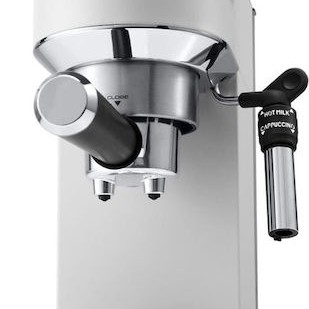 De'Longhi Dedica Pump Μηχανή Espresso 1300W Πίεσης 15bar Λευκή