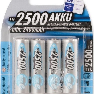 Ansmann Επαναφορτιζόμενες Μπαταρίες AA Ni-MH 2500mAh 1.2V 4τμχ