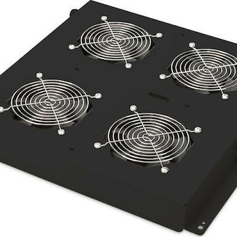Digitus Roof Cooling Unit for Unique Network Cabinets Μαύρο (DN-19 FAN-4-B-N)