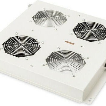 Digitus Roof Cooling Unit for Unique Network Cabinets Μαύρο (DN-19 FAN-4-B-N)