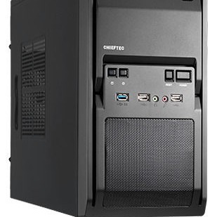 Chieftec LT-01B-350GPB Mini Tower Κουτί Υπολογιστή Μαύρο