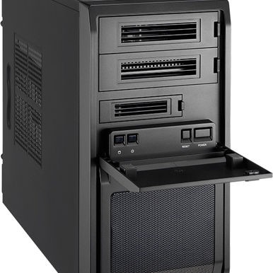 Chieftec LT-01B-350GPB Mini Tower Κουτί Υπολογιστή Μαύρο