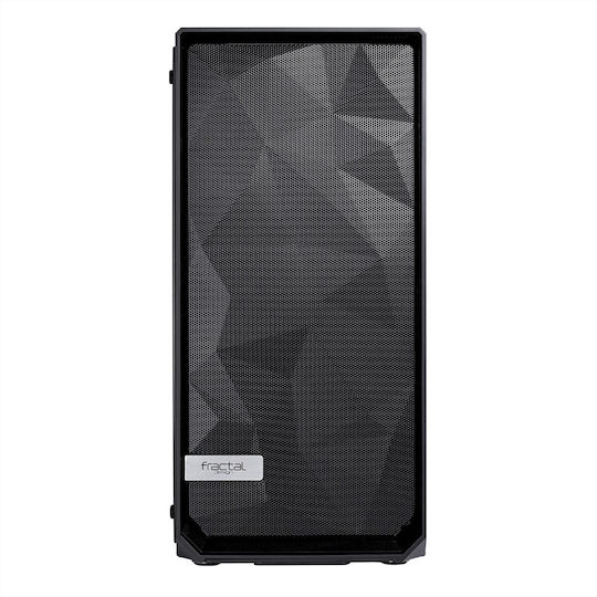 Fractal Design Meshify C Dark Tempered Glass Midi Tower Κουτί Υπολογιστή με Πλαϊνό Παράθυρο Μαύρο