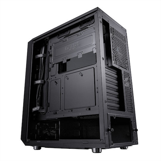 Fractal Design Meshify C Dark Tempered Glass Midi Tower Κουτί Υπολογιστή με Πλαϊνό Παράθυρο Μαύρο