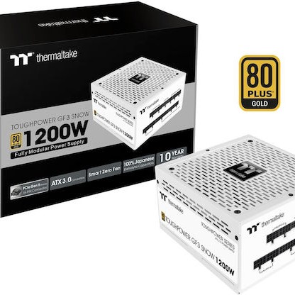 Thermaltake Toughpower GF A3 TT Premium Edition Snow 1200W Λευκό Τροφοδοτικό Υπολογιστή Full Modular 80 Plus Gold