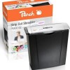 Peach Καταστροφέας Εγγράφων PS400-02 Strip Cut 5 Φύλλων με Κάδο 8lt