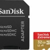 Sandisk Extreme microSDHC 32GB Class 10 U3 V30 A1 UHS-I με αντάπτορα