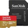 Sandisk Extreme microSDHC 32GB Class 10 U3 V30 A1 UHS-I με αντάπτορα