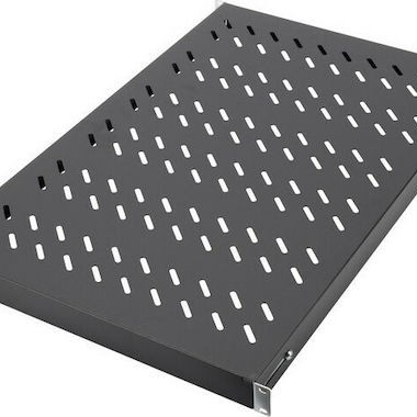 Digitus Shelf with Variable Rails for Fixed Mounting in 483 mm (19-Inch) Μαύρο