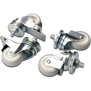 Digitus Lockable castors for standard wall mountingΓκρι