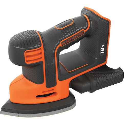 Black & Decker Τριβείο Δέλτα 18V Solo με Σύστημα Αναρρόφησης