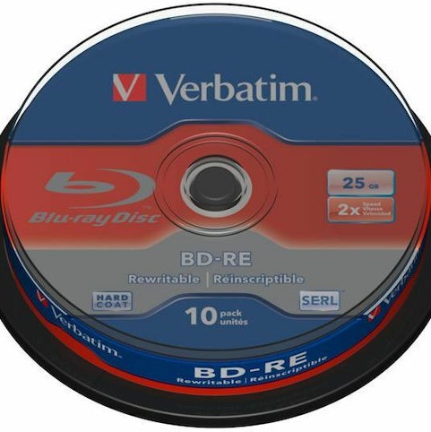 Verbatim BD-RE 2x 25GB 10τμχ