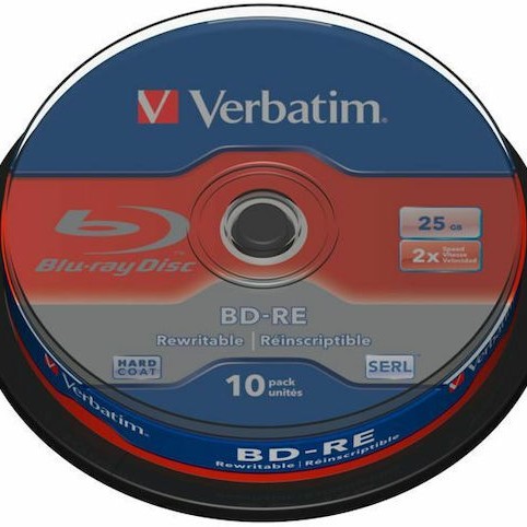 Verbatim BD-RE 2x 25GB 10τμχ