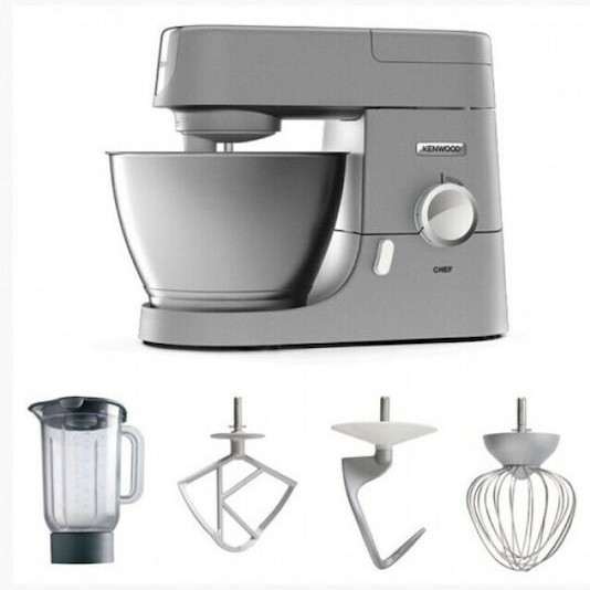 Kenwood Chef Κουζινομηχανή 1000W με Ανοξείδωτο Κάδο 4.6lt