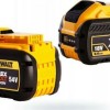 Dewalt Σετ 2 Μπαταριών Εργαλείου Λιθίου 54V Χωρητικότητας 9Ah με Φορτιστή Flexvolt