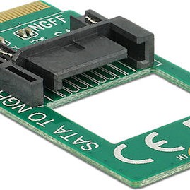 DeLock Adapter M.2 Key B male to SATA 7pin 2242
