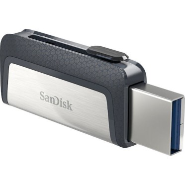 Sandisk Ultra Dual Drive 32GB USB 3.1 Stick με σύνδεση USB-A & USB-C Λευκό
