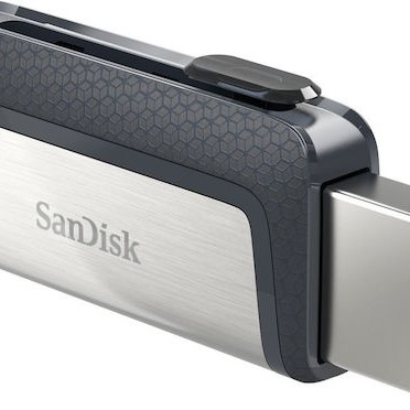 Sandisk Ultra Dual Drive 64GB USB 3.1 Stick με σύνδεση USB-A & USB-C Λευκό