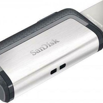 Sandisk Ultra Dual Drive 64GB USB 3.1 Stick με σύνδεση USB-A & USB-C Λευκό