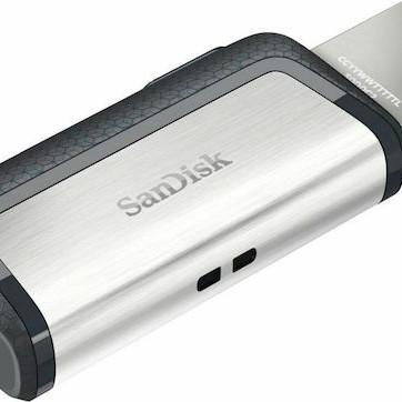 Sandisk Ultra Dual Drive 128GB USB 3.1 Stick με σύνδεση USB-A & USB-C Λευκό