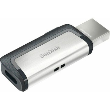 Sandisk Ultra Dual Drive 128GB USB 3.1 Stick με σύνδεση USB-A & USB-C Λευκό