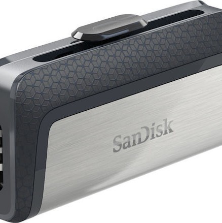Sandisk Ultra Dual Drive 256GB USB 3.1 Stick με σύνδεση USB-A & USB-C Μαύρο