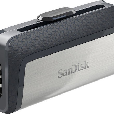 Sandisk Ultra Dual Drive 256GB USB 3.1 Stick με σύνδεση USB-A & USB-C Μαύρο
