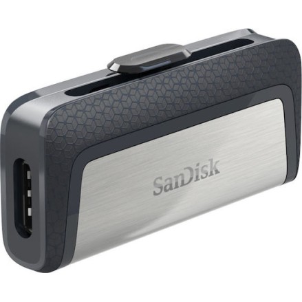 Sandisk Ultra Dual Drive 256GB USB 3.1 Stick με σύνδεση USB-A & USB-C Μαύρο