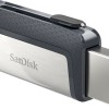 Sandisk Ultra Dual Drive 256GB USB 3.1 Stick με σύνδεση USB-A & USB-C Μαύρο